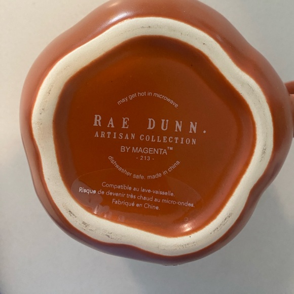 Rae Dunn pumpkin shaped Pumpkin Spice mug - Picture 2 of 2
